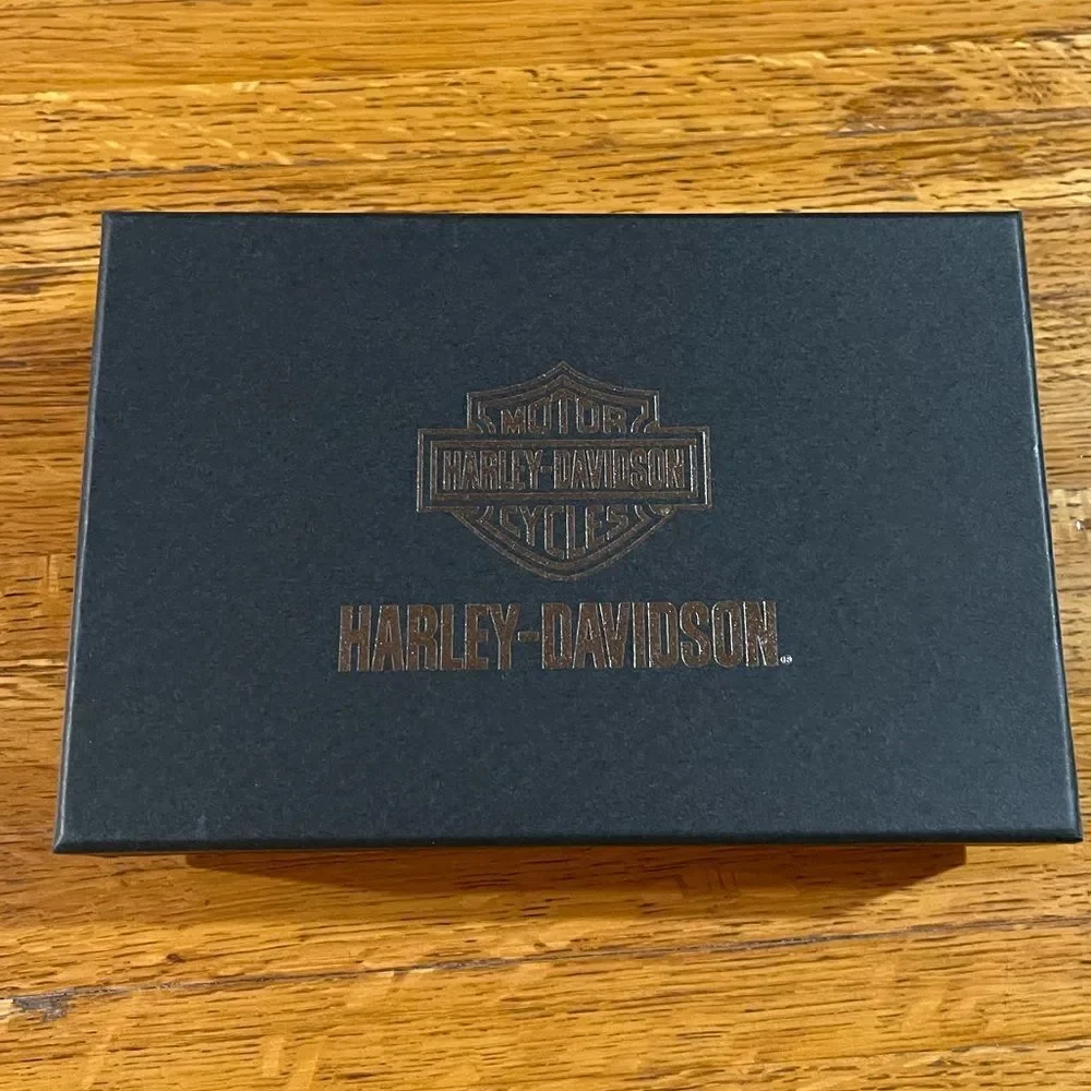 Harley Davidson IPhone dark brown leather case NWT